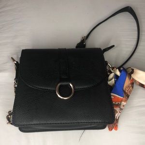 Black crossbody purse